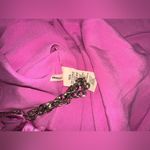 L'Agence NWOT Majesty Chain-Trim Satin Gown in Magenta Pink Size 8 Photo 9