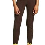 Missoni Target Leggings Women Large Brown Ribbed Knit Chevron Hem Pants‎ Photo 0