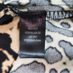 Telluride Clothing Company Leopard Print Blouse NWT Size Small Leopard Top Black Photo 8