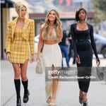 Assignment Revolve Cady Strapless Tweed Mini Dress Yellow‎ L Yellow Size L Photo 3