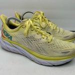 Hoka Womens size 9.5 B Clifton 8 Yellow Running Sneakers 1119394 Photo 12