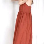 Lacausa PAZ Dress In Rust Size Small Photo 4