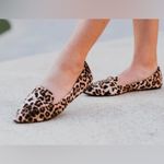 ROLLASOLE Into the Wild Leopard Print Flats Sm 5.5 6 6.5 Loafers Packable Travel Brown Photo 4