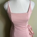 Princess Polly  Cottage Hill Light Pink Faux wrap ruffle Mini Dress, size 0 Photo 3