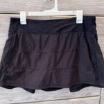 Lululemon  Pace Rival Mid-Rise Skirt size 10 black  Photo 0