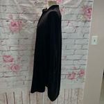 Polo X Ralph Lauren Women's Long Sleeve Curved Hem Button Black Shirt Dress Sz 6 Photo 6