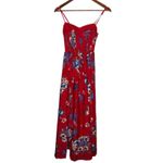 Band of Gypsies Floral Maxi Dress Red Blue Sleeveless Summer Sundress Sz S Photo 1