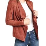 BB Dakota  Suede Blazer in Warm Rust Photo 0