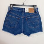 Levi's Levi’s Premium 501 High-Rise Distressed mini Shorts in Salsa Destiny Wash sz 27 Photo 3