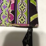 Vera Bradley  wallet retired print ‎ purple punch trifold wallet Photo 2