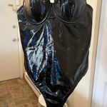 Black Chrome Bustier Bodysuit Photo 0