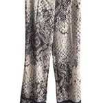 Hale Bob  Snake Skin Print Wide Leg Pants, Purple Ivory, New with Tags Photo 2