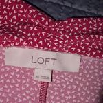 Loft  Red and Pink Heart Pattern Dress Photo 1