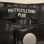 Pretty Little Thing  Black Leather Look Trousers Photo 3