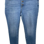 J.Crew  9"‎ High-Rise Skinny Jeans in All Day Stretch Size 33 Button Fly Denim Photo 0