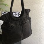 Floral ruched multicolored orange yellow brown black colorful sac hobo boho handbag shoulder bag purse Photo 1