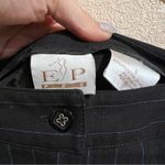 EP Pro black blue pinstripe golf shorts Size 8 Photo 3