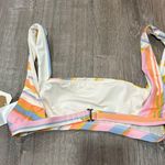 Billabong MULTI Break Of Dawn Tank Pastel Striped Bikini Top Size S NWT Photo 4