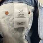 MOTHER jeans denim High Waisted Spinner Zip Heel in Norway Dude size 25 women’s Blue Photo 9