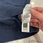 Everlane  Linen Sweater Womens Size Medium Blue European Flax Organic Cotton Blue Photo 5