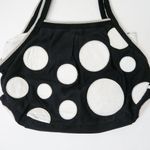 Vintage Y2K Chateau Black & White Polka Dot Purse Photo 4