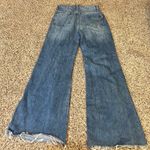 Vibrant Miu  Women's Bell Bottom Jeans Distressed Button Fly Blue Size 11 29 Photo 7