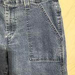 Levi's Vintage  High Rise Large Pockets Blue Denim Shorts Size 8 Photo 4