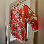 Johnny Was  100% Silk Floral Tunic Dress Size Small Photo 1