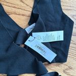 NWT the drop black malika wrap shirt medium Photo 3