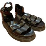 Dr. Martens Black Leather Clarissa Platform Gladiator Sandals Womens EU 37, US 6 Photo 0