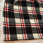 SheIn Red and Black Plaid Printed Skirt Size M Photo 1