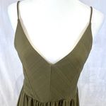 ZARA strappy cross back olive green romper size medium Photo 5