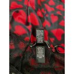Victoria's Secret Victoria’s Secret Chemise Black Lace Trim Pink Hearts Babydoll Xs Valentines Day Photo 12