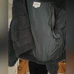 up west cozy fleece sherpa jacket Black Photo 4