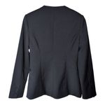 Abercrombie & Fitch Collarless Suiting Blazer Womens XS Navy Blue Business NWT Photo 1