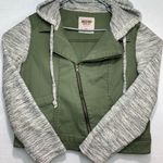 Mossimo Supply Co. Olive Jacket with Gray Accents Green Size XL Photo 7