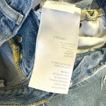 Free People We The Free Maggie Light Stone Straight Distressed Frayed Jeans Photo 8