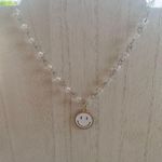 Handmade smiley face necklace  Photo 0