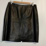 Willi Smith Vintage, 100% Leather,  Collection Pencil Skirt, Size 12 Photo 0