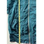Diesel Vintage  Women’s Sz S Zip Teal Blue Jacket Racer Activewear Made in Italy Photo 2