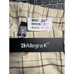 Allegra K  Plaid Pants High‎ Waist Stretch Career Casual Trousers XXL Photo 3
