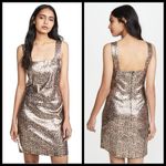 L'Agence ππ Auden Sequin Snake Print Mini Dress Photo 7
