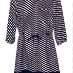 Tommy Hilfiger  Adaptive Crepe Mini Shirt Dress Navy size XS Photo 0