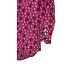 Tizzie Womens Shirt Dogs All Over Print Long‎ Sleeve Button Up Top Pink Small Photo 1