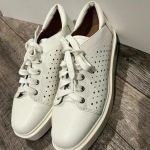 Linea Paolo Kendra White Leather Platform Sneaker 7.5 casual elegant chic sporty Photo 8