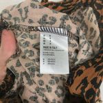 American Eagle Brown Leopard Print Wide Leg Cropped Jumpsuit Sz.M NWT Photo 12