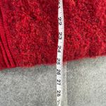 Tabask Vest Women XL Red Alpaca Wool Boucle Pockets Cozy Soft Peruvian Handmade Photo 10