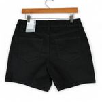 Nine West  Shorts Womens 10 Black High Rise Button Fly Stretch Denim Jean New Photo 1