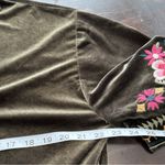 Lovestitch  Velvet embroidered kimono faux wrap top Large Photo 11
