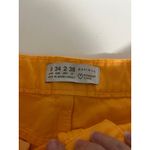 Primark NEW High waisted orange shorts‎ size 2 Photo 2